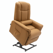 fauteuil releveur cuir camel