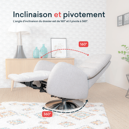 fauteuil releveur pivotant